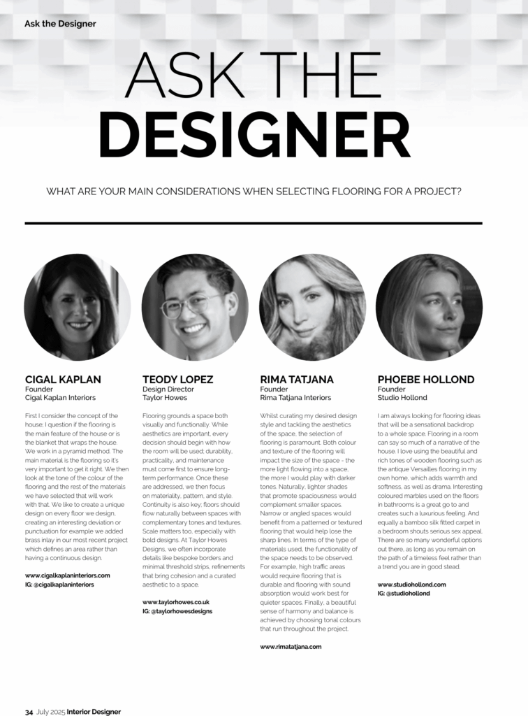 Cigal Kaplan Interiors Ask the designer